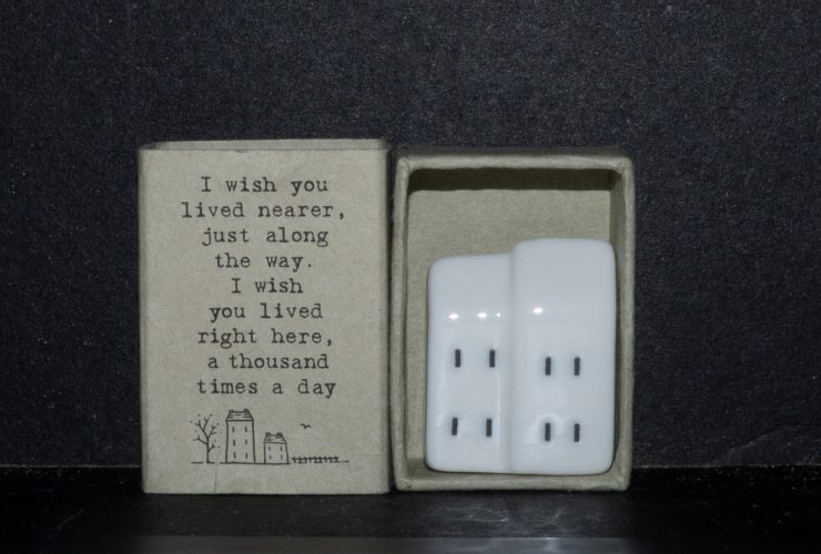 I wish you lived nearer, just along the way. I wish you lived right here, a thousand times a day